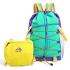 Mochila Nueva Color Bloque Dopamina para Montañismo al Aire Libre para Hombres y Mujeres Ligera Nicho Alta Apariencia Mochila de Senderismo y Viaje Doble Correa al Hombro