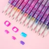 Set de 12 Colores de Bolígrafos Graffiti para Uñas, Bolígrafos de Dibujo Lineal Hechos a Mano, Bolígrafos de Pintura para Uñas Portátiles DIY, Bolígrafos de Pintura Acrílica con Punta de Aguja de 0.5