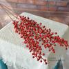 Decoración de flor artificial de fruta de la fortuna de fruto rojo acebo, sala de estar, flor seca, flor artificial, baya roja, frijol enamorado, decoración, decoración floral