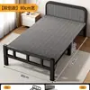 Cama individual plegable para uso doméstico, viviendas de alquiler, cama sencilla para cuidados temporales