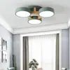 Luz de techo para sala de estar, elegante luz minimalista nórdica creativa estilo madera natural para dormitorio, iluminación VV Taiwán, estilo moderno minimalista