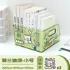 Soporte de Libro Transparente Acrílico Caja de Almacenamiento de Libros Estante de Escritorio para Estudiantes Soporte de Libros de Escritorio Papelería Infantil