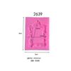 Nuevo 5 Estilo Europeo Vintage Marco de Fotos con Borde Repujado Calado Marco de Espejo Molde de Silicona para Azúcar Plegable Molde Decorativo para Pastel DIY