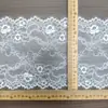 Encaje Elástico Blanco Accesorios para Ropa Decoración Hecha a Mano DIY Se Puede Usar para Cortinas Ropa Interior Telas