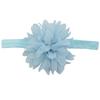 Europeu e americano das crianças flor de lótus faixa de cabelo do bebê headband baby chapelaria elástica menina handmade chiffon cabeça flor acessórios para o cabelo