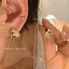 Aretes de mujer más vendidos 2025, nicho de alta gama, temperamento de lujo ligero, aretes de circonita, aretes de aguja de plata 925 al por mayor
