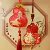 Colgante Tejido Bordado Personalizado Bolsita Bordada Calabaza Incienso Colgante Bolsita Yushou Hecho a Medida