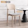 Habitación de Alquiler Mesa de Comedor Taburete de Plástico Silla de Comedor para el Hogar Apilable Taburete Engrosado Hogar Fuerte y Duradero Silla para Sala de Estar