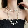 Colar de Pérolas Shijia Popular para Mães, Corrente Longa Versátil e Fashion para Suéteres Femininos, Luxo Leve, Acessórios Elegantes e Requintados para Outono e Inverno
