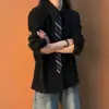 Camisa de Manga Larga con Diseño de Patchwork Otoñal para Hombre, Camiseta Interior para Trajes, Capa Base para Vestir por Capas, Ropa Exterior para Hombre