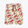 Temu Transfronteiriço 2025 Verão Masculino Shorts Hawaiian de Praia Largos Tamanho Europeu Amazon Calças Casuais de Cinco Pontos para Homens