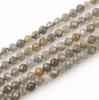 Gato de la suerte 2-4 mm cuentas pequeñas facetadas cuentas de turmalina cristal ágata tallado cuentas sueltas pequeñas accesorios para joyería DIY