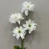 Flores Artificiais Dália, Arranjos de Flores Crisântemo para Cerimônias de Inauguração, Casamentos e Adereços de Fotografia, Flores Secas Artificiais para Decorações de Celebração
