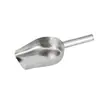 Pala de Hielo Engrosada de Acero Inoxidable Cocina Supermercado Multifuncional Fondo Plano Harina Cereal Alimentos Fondo Plano Pala de Té Cuchara de Azúcar