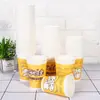 Vasos de Papel Desechables Engrosados con Tapas Vasos Comerciales para Leche de Soya a Prueba de Fugas a Prueba de Quemaduras Ecológicos de Pulpa de Papel Vasos para Bebidas Calientes Venta al por Mayor por Caja