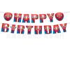 Platos y Vasos de Papel para Fiesta de Cumpleaños de Niños Set de Decoración de Fiesta de Spider-Man Productos de Papel Desechables de Cumpleaños de Dibujos Animados