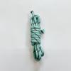 Miumiu - Cuerda redonda de poliéster de 5 mm con punta de salto para llavero de teléfono móvil, colgante para bolso, cordón tejido a mano