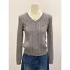 Suéter de Punto Trenzado Estilo Academia Miu para Mujer, Elegante y Sofisticado Top de Punto Capa Base Otoño/Invierno