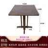Mesa de Centro Plegable Retro Mesa y Sillas Mesa y Sillas de Ocio para Balcón Mesa de Centro Silla con Respaldo para Patio Restaurante Casa de Té