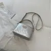 Bolsa pequena estilo Chanel com padrão de losangos, grande capacidade, de ombro único, transversal, bolsa feminina da moda, bolsa de celular de outono, bolsa de novo estilo 2026