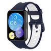 Adecuado para Huawei fit2 Correa de silicona de doble color Correa para Huawei watch Fit2 Correa con orificios Correa transpirable