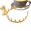 Diadema Shangxuan de Acetato con Dientes de Onda Grande para Mujer, Simple Diadema de Alta Corona para Recoger el Cabello con un Accesorio de Lujo Esponjoso de Doble Uso