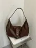 Bolso de Silla Retro Melanoid Gran Capacidad para Mujer 2026 Nuevo de Moda Retro Bolso de Axila Bolso Cruzado