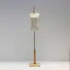Maniquí de tienda de ropa, accesorios, maniquí de medio cuerpo femenino, versión coreana, estante de exhibición para tienda de ropa de mujer, maniquí de cuerpo entero humano, estante para maniquí de vestido de novia