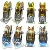 Rodas para Trilho Universal em Forma de U, V, H de Aço Colorido Rodas Deslizantes para Portas de Correr Rodas para Trilho de Portão Giratório de Tubo Redondo de Aço Angular