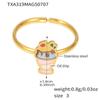 Xinyixin Aço Inoxidável Joias Infantis Conjunto de Colar Pulseira Brincos Anel Sorvete Aço Titânio Médico Certificado de Segurança
