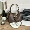 2026 Nova Moda Primavera e Verão Fivela de Cinto Tendência Bolsa de Ombro Sob o Braço Nicho Moda Retrô Bolsa Transversal de Ombro