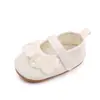 Sapatos de Bebê Macios com Solado de Pano Antiderrapante Resistentes ao Desgaste Cor Sólida Malha Estilo Princesa Calçado Frontal de Bebê BXC3063