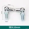 Rótula de extremo de varilla hidráulica aceite hidráulico soporte telescópico varilla superior cabeza plana puerta abatible superior conexión articulada de resorte de gas accesorios gabinete