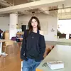 Camiseta de Manga Larga de Diseño de Nicho para Mujer, Otoño 2025 Nuevo Casual Delgado Retro Simple Elegante Pulóver