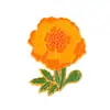 Insígnia de Girassol Mais Vendida da Amazon Íris Crisântemo Flor Mil Vacas Broche de Flor de Rosa Insígnia de Metal