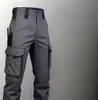 Pantalones Tácticos para Hombre Transfronterizos, Pantalones Casuales Rectos para Hombre de Trabajo, Lona Fina Delgada de Secado Rápido Anti-arrugas, Pantalones Largos de Otoño
