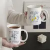 Taza Cerámica Temu Shein Más Vendido Patrón de Elementos Taza de Café Regalo Estampado de Playa