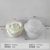 Jiahuimei Vela Aromática de Flor para o Dia dos Namorados Molde de Silicone Decoração DIY com Epóxi Decorações para Bolo