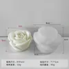 Vela Aromática Flor de Rosa Jiahui Mei Molde de Silicone Flor Sabonete Artesanal Fabricação de Aromaterapia Gesso DIY