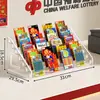 Soporte de Exhibición para Lotería de Rascar, Caja de Exhibición para Lotería, Caja de Almacenamiento para Colección de Artículos de Lotería de Bienestar, Caja de Escritorio para Boletos de Lotería Instantánea