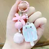 Colgante Llavero Mini Hucha de Acrílico para Helado para Mujeres y Parejas, Linda Decoración para Bolsos Suaves, Venta al por Mayor de Regalos