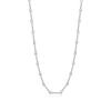 Silver Love 925 Prata Esterlina Livro de Equitação Vermelho Mesmo Colar Acessórios Femininos Jóias Corrente de Clavícula Simples Prata Simples Pulseira de Pescoço Torcido