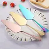 Servidor de Pastel Acero Inoxidable 410 22cm 5 Colores | Borde Dentado Cabeza de 4.8cm | Material Espesado | Mango Ergonómico | Pulido Espejo | Grado Alimenticio | Apto para Lavavajillas | Cubertería Profesional para Restaurante Hotel Panadería Hogar