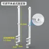 Accesorios para Tablero Perforado Ganchos Decorativos Ranura Larga Estante de Almacenamiento Universal Montaje en Pared Sin Taladro Estante de Exhibición de Almacenamiento de Escritorio