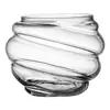 Caneca Círculo Espiral Fofa para Casa Resistente ao Calor Transparente Ondulada Vidro de Borossilicato Alto Design de Nicho Caneca Círculo Chá de Leite