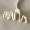 Horquilla Maillard Wave Frosted Grab Clip Temperament para mujer, con clip de tiburón en la parte posterior de la cabeza, 2024, nueva horquilla para la cabeza