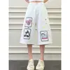 Jeans bordados de estilo dulce Chao Li Youhuo para mujer, nuevo modelo de verano, corte holgado, adelgazantes, modernos y versátiles, pantalones anchos cropped