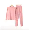 Traje de otoño con forro polar, pantalones largos, traje para mujer de otoño e invierno, de terciopelo, cuello alto medio, camiseta básica, leggings cálidos, conjunto de dos piezas