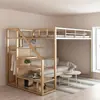 Beliche Loft para Apartamentos Pequenos, Cama Duplex Funcional de Dois Andares, Cama de Ferro, Espaço Elevado de Ferro, Alto e Baixo