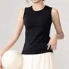 Chaleco de yoga ligero, transpirable y de secado rápido para usar al aire libre, chaleco deportivo sin mangas para fitness, camiseta completa para entrenamiento